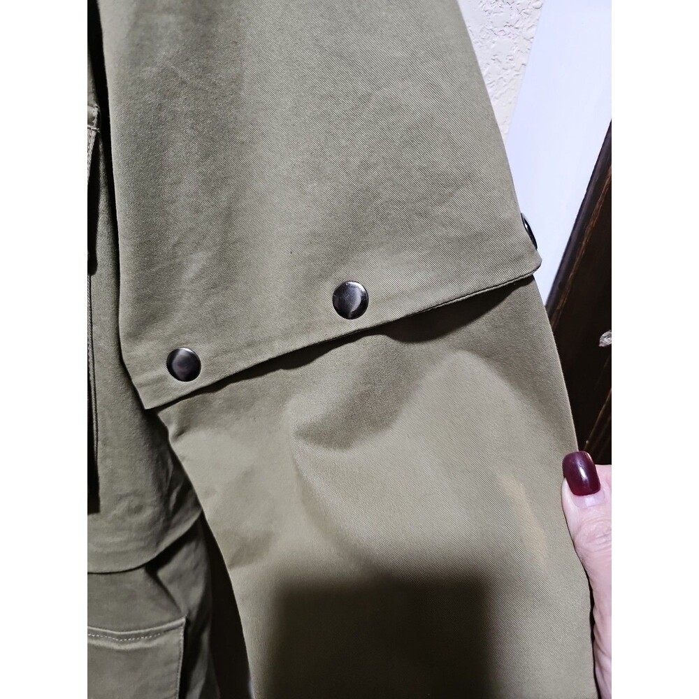 The Drop Olive Convertible Utility Coat by Takkunda Size Medium NWT - Picture 4 of 4